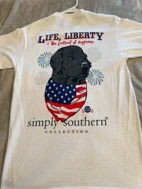 Simply Southern Patriotic Retriever Tee